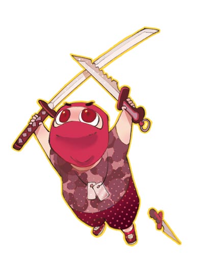 Ewan - il piccolo ninja che entrerà in azione dal numero tre<br>disegni di Alessandro Barbucci, colori di Barbucci & Lebreton<br><i>(c) 2010 Alessandro Barbucci & Planeta DeAgostini</i>