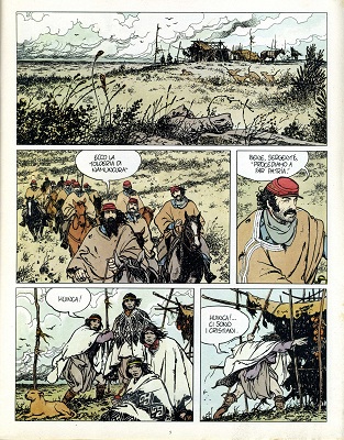 Parte El Gaucho di Pratt e Manara Parte El Gaucho di Pratt e Manara<br>Il Grifo, n. 1, p. 5<br><i>(c) 1991 Editori del Grifo</i>