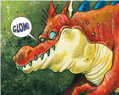 Caccia al drago - Vignetta Caccia al drago - Vignetta<br>disegni e colori di Enzo Troiano<br><i>(c) 2010 degli autori & Kawama S.r.l.</i>