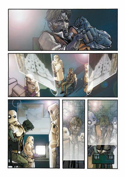 Tavola tratta dal volume numero 4<br>disegni di Carmine Di Giandomenico, colori Gruppo Saldatori<br><i>(c) 2010 Magic Press & Gruppo Saldatori</i>