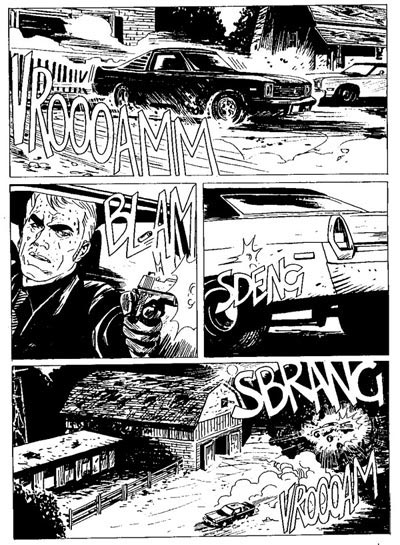 Tavola tratta dal numero 1 Tavola tratta dal numero 1<br>disegni di Maurizio Di Vincenzo<br><i>(c) 2010 Sergio Bonelli Editore</i>