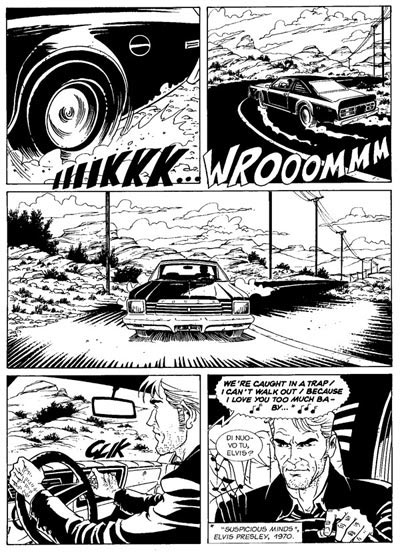 Tavola tratta dal numero 2 Tavola tratta dal numero 2<br>disegni di Elisabetta Barletta<br><i>(c) 2010 Sergio Bonelli Editore</i>