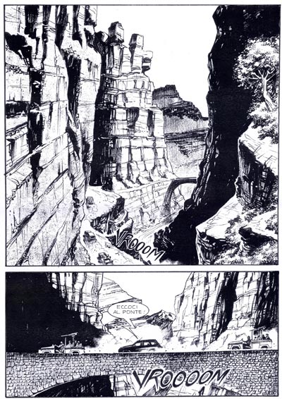 Numero 124 - Tavola 23<br>disegni di Maurizio Dotti<br><i>(c) 2010 Sergio Bonelli Editore</i>