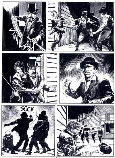 Numero 126 - Tavola 32<br>disegni di Nicola Genzianella<br><i>(c) 2010 Sergio Bonelli Editore</i>