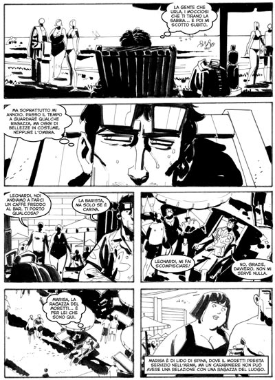 Tavola tratta da Il falegname<br>disegni di Giorgio Pontrelli<br><i>(c) 2010 Edizioni BD</i>