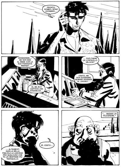 Tavola tratta da Il falegname Tavola tratta da Il falegname<br>disegni di Giorgio Pontrelli<br><i>(c) 2010 Edizioni BD</i>