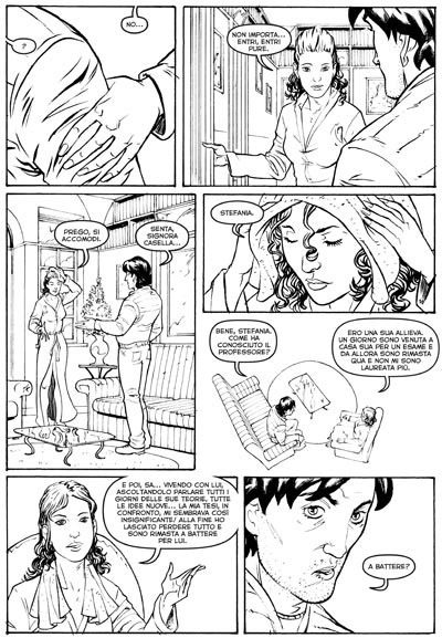 Tavola tratta da Stefania<br>disegni di Federico Giretti<br><i>(c) 2010 Edizioni BD</i>