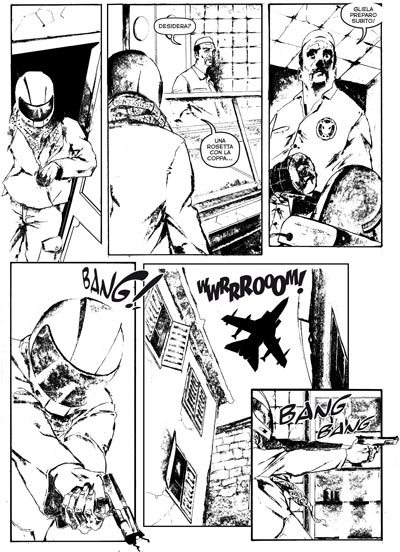 Tavola tratta da Al mare<br>disegni di Toni Viceconti<br><i>(c) 2010 Edizioni BD</i>