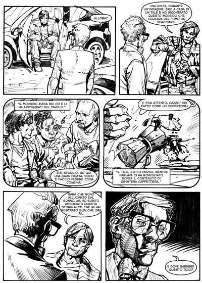 Tavola tratta da Freddy Krueger Tavola tratta da Freddy Krueger<br>disegni di Matteo Cremona<br><i>(c) 2010 Edizioni BD</i>