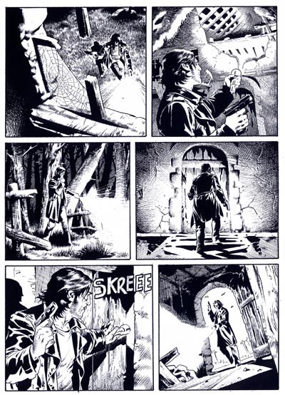 Numero 128 - Tavola 65<br>disegni di Arturo Lozzi<br><i>(c) 2010 Sergio Bonelli Editore</i>