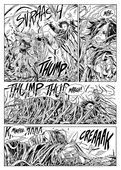 Trappola<br>disegni di Luca Enoch<br><i>(c) 2010 Sergio Bonelli Editore</i>
