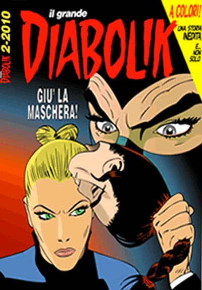 Cover Il Grande Diabolik II-2010<br>disegni di Sergio e Paolo Zaniboni<br><i>(c) 2010 Astorina</i>