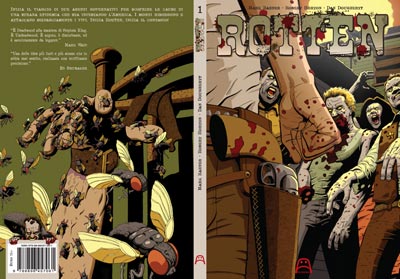 Cover Rotten numero 1<br>disegni di Dan Dougherty<br><i>(c) 2010 Allagalla</i>
