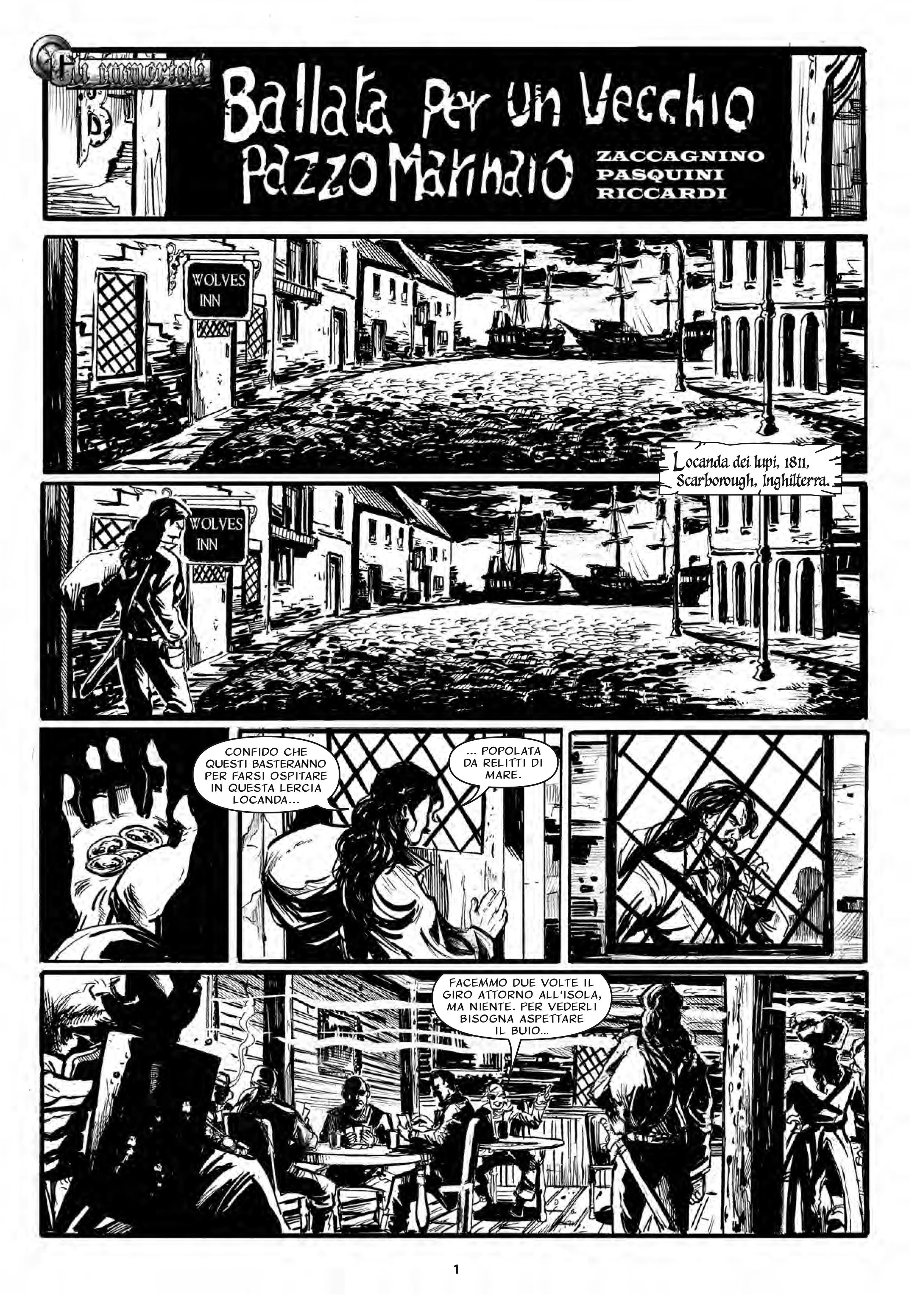 Cronaca Comics Numero 7 - Gli Immortali<br>disegni di Vincenzo Riccardi<br><i>(c) 2010 Salvatore Taormina</i>