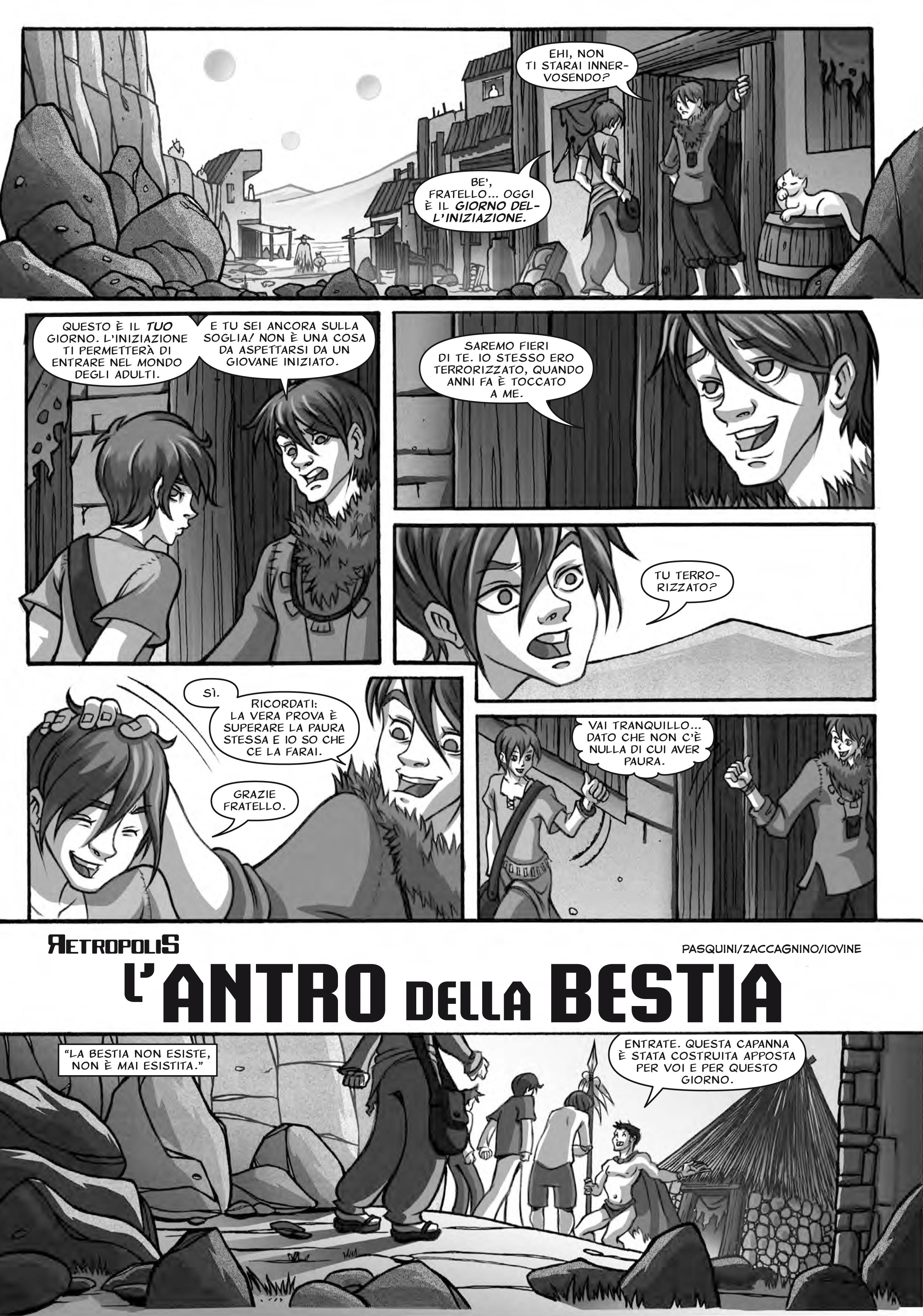 Cronaca Comics Numero 7 - Retropolis Cronaca Comics Numero 7 - Retropolis<br>disegni di Marina Iovine<br><i>(c) 2010 Salvatore Taormina</i>