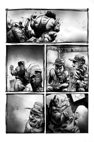 Tavola 21<br>disegni di Alberto Ponticelli<br><i>(c) 2010 Edizioni BD</i>