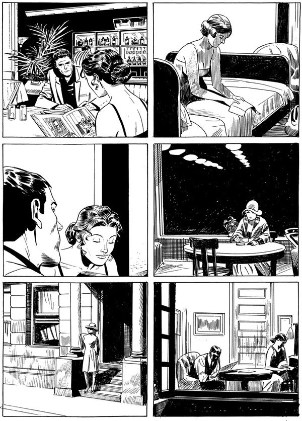 Dix e Hopper: attimi in sospensione Dix e Hopper: attimi in sospensione<br>"Una tragedia americana" (di Ambrosini-Mammucari), p. 20<br><i>(c) 2009 Sergio Bonelli editore</i>