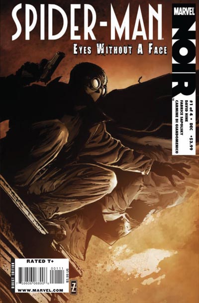Cover Eyes Without a Face Numero 1<br>disegni di Patrick Zircher, colori di Dennis Calero<br><i>(c) 2009 Marvel Comics</i>