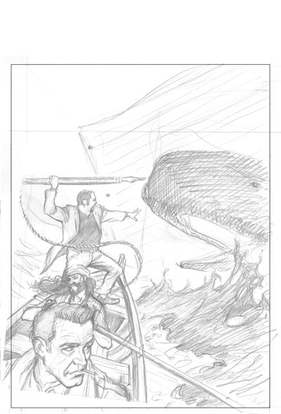 Cover Cornelio Speciale - matita<br>disegni di Andrea Fattori<br><i>(c) 2010 Edizioni Star Comics</i>
