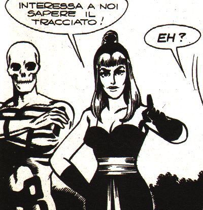 Kriminal & Satanik<br>vignetta di Magnus, Kriminal n. 90<br><i>(c) 1967 Editoriale Corno</i>