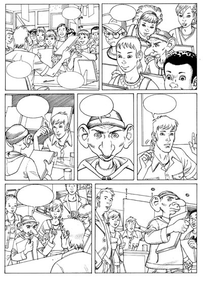 Tavola scartata<br>disegni di Marco Nizzoli<br><i>(c) 2010 degli autori</i>