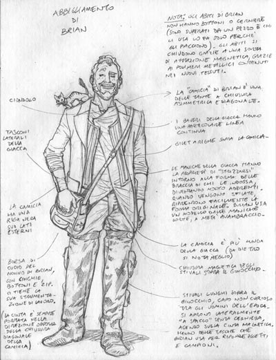 Studio Personaggi: Brian O'Brien<br>disegni di Fabio Celoni<br><i>(c) 2010 Fabio Celoni, Adriana Coppe & Edizioni Star Comics</i>