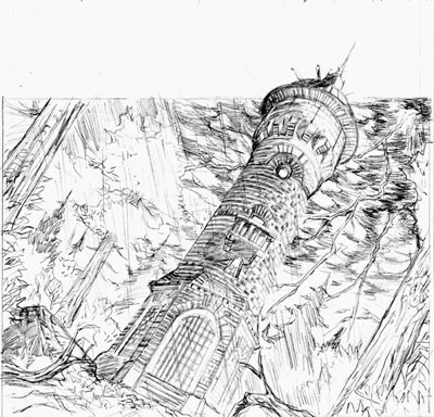 Vignetta tratta dal numero 2<br>disegni di Alessandro Pastrovicchio<br><i>(c) 2010 Fabio Celoni, Adriana Coppe & Edizioni Star Comics</i>