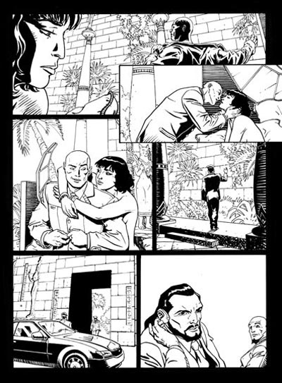 Tavola tratta dal numero 1<br>disegni di Vito Rallo<br><i>(c) 2010 Roberto Cardinale, Stefano Nocilli & Edizioni Star Comics</i>