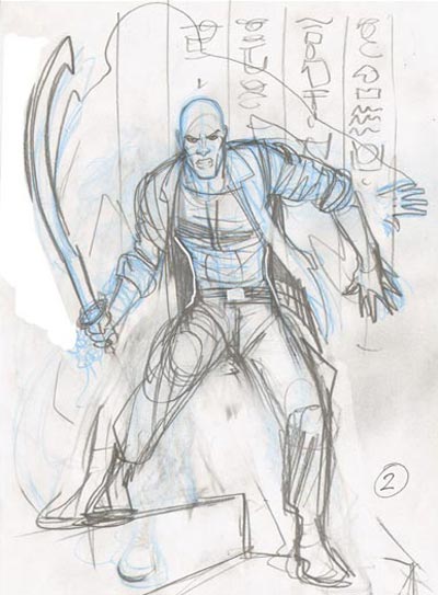 Studio Frontespizio<br>disegni di Davide Fabbri<br><i>(c) 2010 Roberto Cardinale, Stefano Nocilli & Edizioni Star Comics</i>