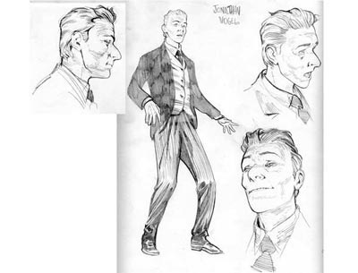 Studio Personaggi: Jonathan Vogel<br>disegni di Gianluca Pagliarani<br><i>(c) 2010 Edizioni BD</i>