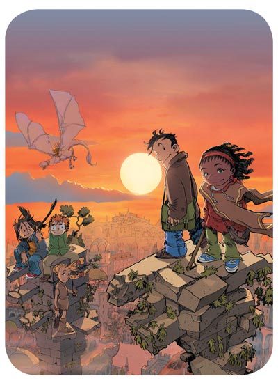 Cover Tomo 2 - edizione francese<br>disegni di Bannister, colori di Jaffrè<br><i>(c) 2007 Dupuis</i>