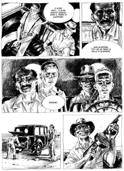 Senza Sangue - Tavola 15<br>disegni di Francesco Ripoli<br><i>(c) 2010 Edizioni BD</i>