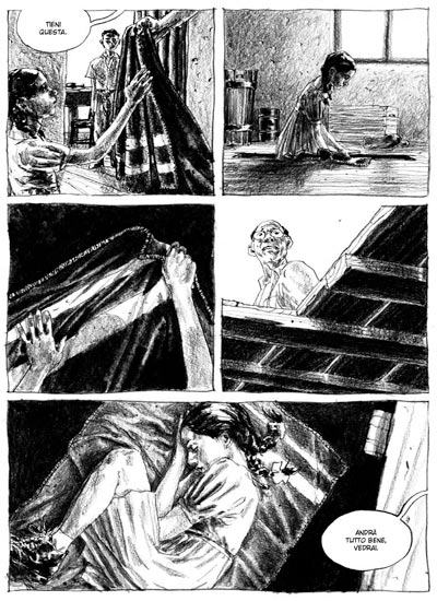 Senza Sangue - Tavola 19<br>disegni di Francesco Ripoli<br><i>(c) 2010 Edizioni BD</i>