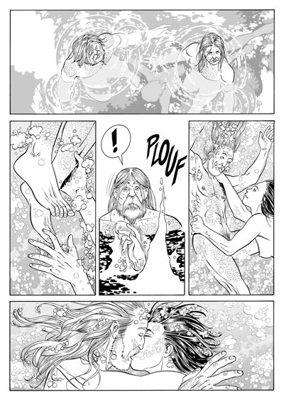 Giochi nell'acqua<br>disegni di Luca Enoch<br><i>(c) 2010 Sergio Bonelli Editore</i>