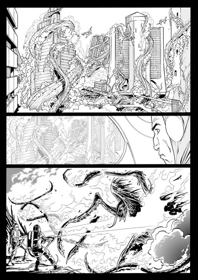 La Grande Germinazione La Grande Germinazione<br>disegni di Luca Enoch<br><i>(c) 2010 Sergio Bonelli Editore</i>