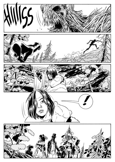Spettri<br>disegni di Luca Enoch<br><i>(c) 2010 Sergio Bonelli Editore</i>