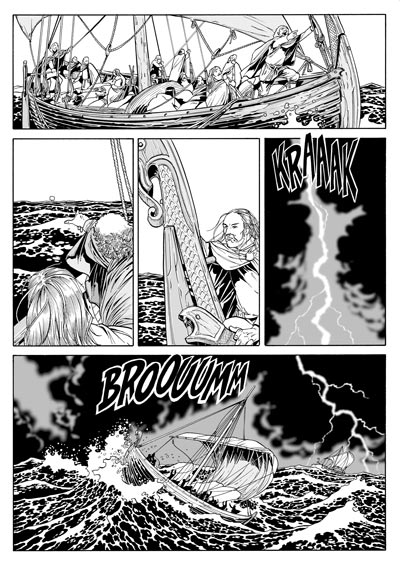 Viaggio verso Vinland Viaggio verso Vinland<br>disegni di Luca Enoch<br><i>(c) 2010 Sergio Bonelli Editore</i>