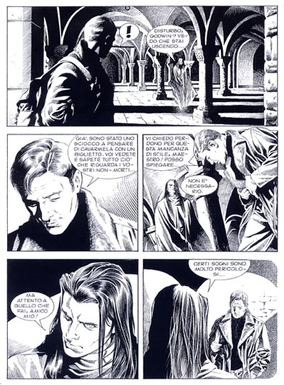 Tavola tratta dal numero 129 Tavola tratta dal numero 129<br>disegni di Alessandro Bocci<br><i>(c) 2010 Sergio Bonelli Editore</i>