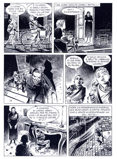 Tavola tratta dal numero 130<br>disegni di Alessio Fortunato<br><i>(c) 2010 Sergio Bonelli Editore</i>
