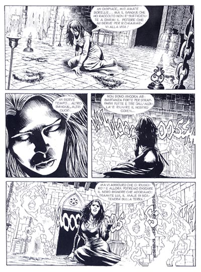 Tavola tratta dal numero 131 Tavola tratta dal numero 131<br>disegni di Marco Santucci<br><i>(c) 2010 Sergio Bonelli Editore</i>