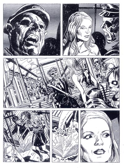 Tavola tratta dal numero 132<br>disegni di Alessandro Baggi<br><i>(c) 2010 Sergio Bonelli Editore</i>