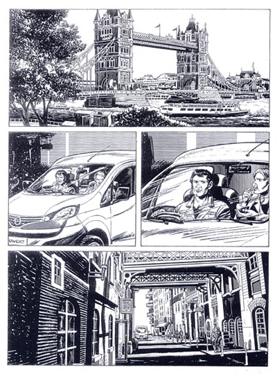 Tavola tratta dal numero 132 Tavola tratta dal numero 132<br>disegni di Alessandro Baggi<br><i>(c) 2010 Sergio Bonelli Editore</i>