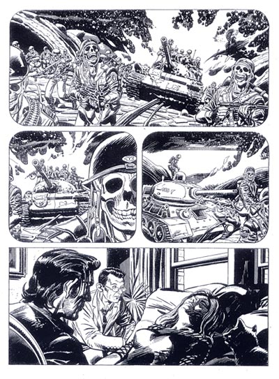 Tavola tratta dal numero 132<br>disegni di Alessandro Baggi<br><i>(c) 2010 Bonelli Editore</i>