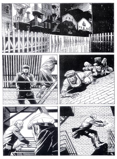 Tavola tratta dal numero 133<br>disegni di Stefano Andreucci<br><i>(c) 2010 Sergio Bonelli Editore</i>