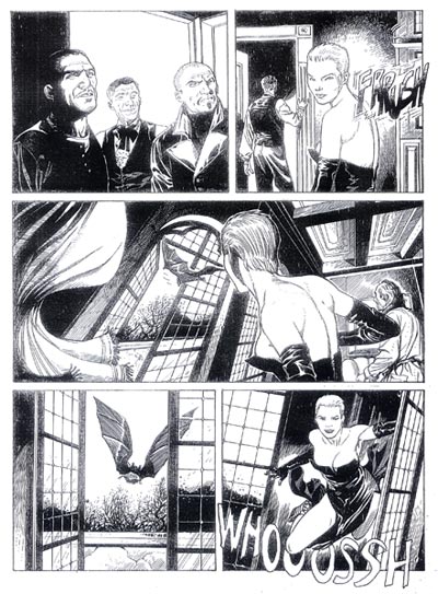Tavola tratta dal numero 133 Tavola tratta dal numero 133<br>disegni di Stefano Andreucci<br><i>(c) 2010 Sergio Bonelli Editore</i>