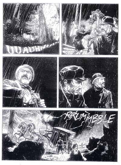 Tavola tratta dal numero 133 Tavola tratta dal numero 133<br>disegni di Stefano Andreucci<br><i>(c) 2010 Sergio Bonelli Editore</i>