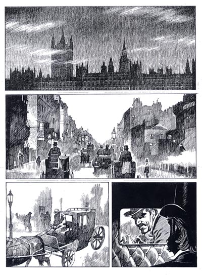 Tavola tratta dal numero 134 Tavola tratta dal numero 134<br>disegni di Stefano Andreucci<br><i>(c) 2010 Sergio Bonelli Editore</i>