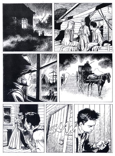 Tavola tratta dal numero 134 Tavola tratta dal numero 134<br>disegni di Stefano Andreucci<br><i>(c) 2010 Sergio Bonelli Editore</i>