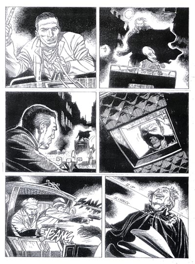 Tavola tratta dal numero 135<br>disegni di Stefano Andreucci<br><i>(c) 2010 Sergio Bonelli Editore</i>