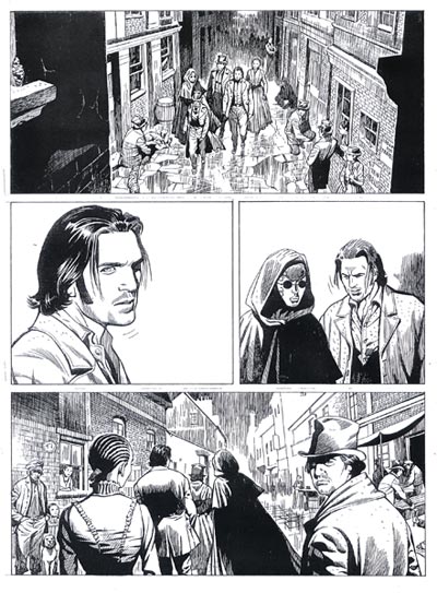 Tavola tratta dal numero 135 Tavola tratta dal numero 135<br>disegni di Stefano Andreucci<br><i>(c) 2010 Sergio Bonelli Editore</i>